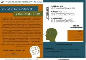 Supervisioni con Donnel Stern